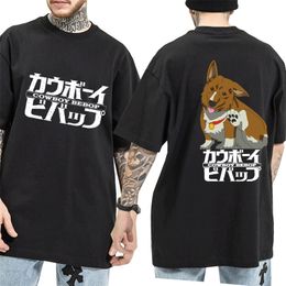 Cool Cowboy Bebop T Shirt Men Women Japanese Anime T-shirt Teen Trend Hip Hop Black Crew Neck T-Shirt Short Sleeve Male Tops 220708