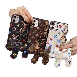 Brand Leather phone Cases Designer Shell With Fashion Dog Ornament cellPhone Covers for iphone 11 Pro 11 xs max xs xr 8plus 8 7plus