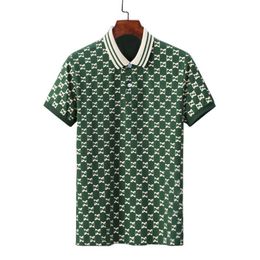 New Stylist Polo Shirts Italy Mens Clothes Short Sleeve Fashion Mens Summer T Shirt Cotton Blend Asian Size M-3XL