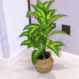 green landscaping Canada - Decorative Flowers & Wreaths Artificial Desktop Fake Plants Plastic Green Simulation Banyan Tree Landscaping Indoor Office El Year Home Deco