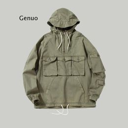 Men's Hoodies & Sweatshirts Autumn Winter Solid Colour Hoodie Outdoors Camping Hunting Hiking Training Climbing Military Men's Sports Cot