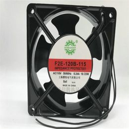 F2E-120B-115 110V 0.24A 18/23W 12038 Two-wire cooling fan