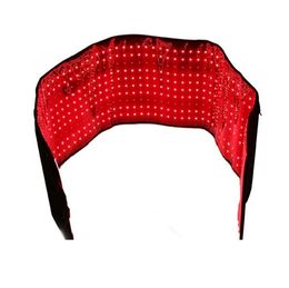 Portable Slim Equipment Large Home Laying Pad Improve Blood Circulation 635nm 880nm Near Red Infrared Heating Massage Led Light Therapy Mat