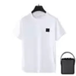 stone Men's T-shirts New Design island Wholesale Fashion Men Heavy Cotton Soild Mens Clothing Short Sleeves. OD0M