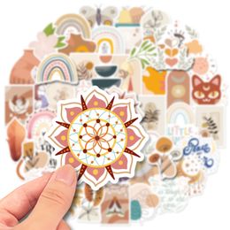 50PCS INS Skateboard Stickers BOHO culture For Car Baby Scrapbooking Pencil Case Diary Phone Laptop Planner Decoration Book Album Kids Toys DIY Decals