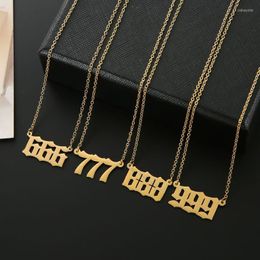 Pendant Necklaces 222 333 444 555 666 777 888 999 Number Necklace 316 Stainless Steel Angel Charms Minimalist JewelryPendant Sidn22