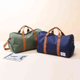 HBP duffel bags Fitness Bag Dry Wet Separation Handbag Women's Oxford Cloth Sports Travel Bag Large Capacity Yoga Bag 220806