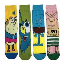 Men's Socks Cartoon Cotton Fashion Novel Sports Leisure Comfortable Skateboard Tube Street Men And Women TrendMen's