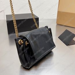 Mini Designer Bag Diamond Lattice Shoulder Bags Women Crossbody Tote Metal Letter Logo Handbag High Quality Purse Gold Chain Clutch 4 Colors