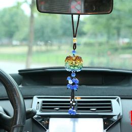 Interior Decorations Ancient French Coloured Glaze Car Pendants In And Out Of Safety Ornaments Rearview Mirrors Pendant Hanging InteriorsInte