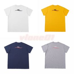 Fashion Streetwear Mens T Shirts Womens Simple Letter Print Tees High Quality Casual Loose Tops Asian Size