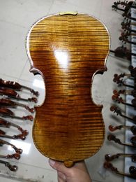 80-y old Spruce!Violin Copy Antonio Stradivari Soil Cremonese 1715 Model Violin All European Wood with Canvas Case & Bow