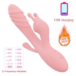 Powerful G-Spot Vibrator For Women Clitoris Stimulator 12 Speeds Soft Silicone Realistic Dildo Vibrators sexyy Toys Adults 18