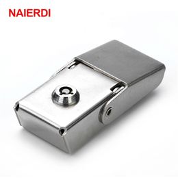 NAIERDI J605 Advertisement Lock Stainless Steel Cabinet Boxes Hasp LED Light Trunk Accessory Locks For Industry Hardware 201013