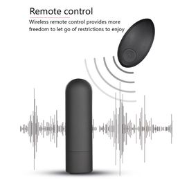 Mini Bullet Vibrator For Adults 10 Speed Wireless Remote Control USB Charge1878