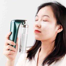 100ML Airbrush Nano Fog Mist Sprayer Skin Moisturizeing Sprayer Air Compressor Spray Gun Make Up Mask Facial SPA Moisturise Skin 220517