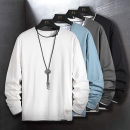 Hip Hop Sweatshirt For Mens Fashion Clothing Streetwear Long Sleeve Sweater Men Hoodies No Hood Spring Autumn Tops Thin L220730