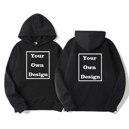 Customised Men Hoodie Pullovers Men s Hoodies Personalised Badges Top men wome Sweatshirt 220713