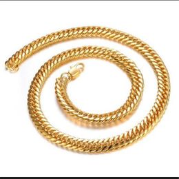 Mode Juwel Titan Stahl Designer Halsketten Männer Frauen Halskette 18k Gold Ketten Halskette Mann Luxus Dicke Halsketten