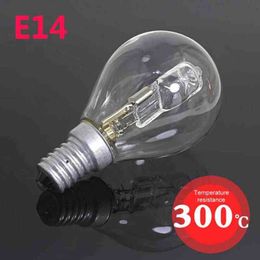 40W Oven Lamp Bulb Halogen Lamp High Temperature Resistance Bulb E14 P45 Screw Light H220428