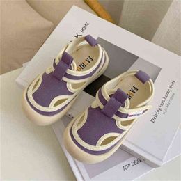 New Spring/Summer Baby Boys Girls Canvas Casual Breathable Toddler Flats Children Sneakers Kids Hook & Loop 02 G220517