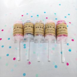 Party Decoration Wedding 6PCS Push Confetti Flowers Hand-held Small Salute Colourful Firework TubeParty
