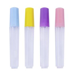 Smoking Colourful Plastic Dry Herb Tobacco Preroll Roller Rolling Cigarette Holder Stash Bottler Catcher Taster Bat Storage Tube Tank Packing Seal Jars DHL Free