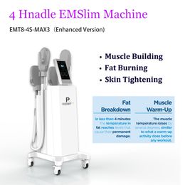 High intensity EMT Emslim Machine Fast Slimming Body Shape 7 Tesla Buttocks Lift Cellulite Removal Muscle Stimulator Equipment