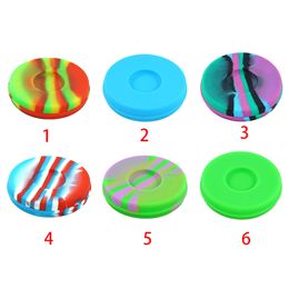 home storage round cake container silicone jars smoking pipe containers