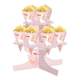 paper suppliers Australia - Party Decoration Princess Decorations Supplier Garland Paper Table Centerpiece Cake Stand Baby Shower Girl Birthday Kids