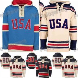 VipCeoThr 1980 Miracle On Team Usa Ice Hockey Jerseys Hockey Jersey Hoodies Custom Any Name Any Number Stitched Hoodie Sports Sweater