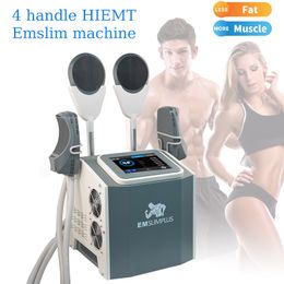 NEW High intensity EMT Burning Fat Emslim Abdomen Slimming Building Muscle RF Machine lose Weight Device With 4 Handles Can Work Together