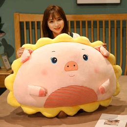 Cm Plush Pig Toy Cuddle Soft Back Pillow Bed Decor Kids Baby Birthday Gift For Girl J220704