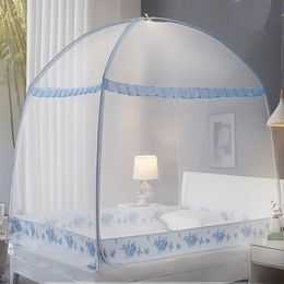 Multi Size Household Folding Mosquito Net For Single Double Bed Luxury Mongolian Yurt Tent Adults Mesh Canopy Y200417