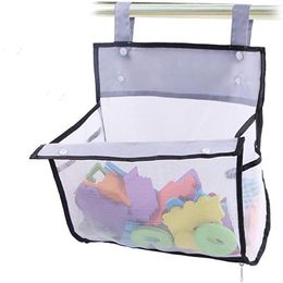 Storage Bags Bath Toys Mesh Net Bathroom Organiser For Water Wide Open Design Sand BagStorage