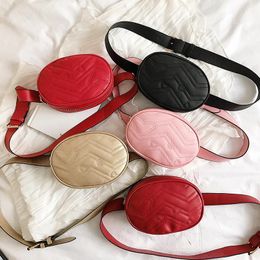 Waist Bags 2022 Girls Fancy Pack Shoulder Bag Soft Purses And Handbags Luxury Designer Crossbady For Gilrs Children Message Bolsa