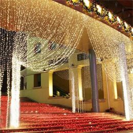 Christmas Ornaments for Home Curtain Fairy String Lights Christmas Decor for Home Year Garland Natal Kerst Navidad 201027