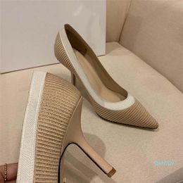 High Quality fashion sexy high heels1.5cm 6.5cm 9.5cm Letter Bandage Dress shoes woman Runway Pointed Toe Gladiaor Sandals siz267I
