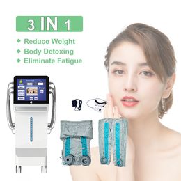 Pressotherapy Slimming 3 In 1 Equipment Presoterapia Air Pressure Lymphatic Drainage Detox Far Infrared WeightLoss Massage Treatment Beauty Machine For Salon Use