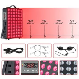 2022 Bloomveg Red Light Therapy Device, High Irradiance Red 660nm & Near Infrared 850nm, LEDs with Chips, Therapy LED Light with Timer for Full Body, Pain Relef & Skin Health.