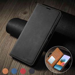 Luxury Strong Magnetic Cases For Redmi Note 11 10 9 8 7 9T 9C 9A 8A Poco M4 Pro X4 Pro Mi 11T 10T Flip Wallet Case