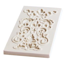 Lace Vine Border Silicone Resin Baking Moulds Cake Decorating Tools Pastry Kitchen Baking Accessories Fondant Molds W2