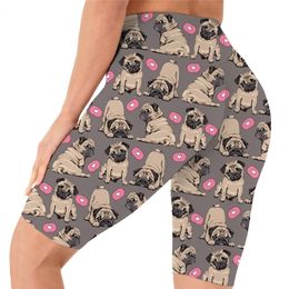 Beautiful Cute Funny Pugs Leggings 3D Pattern Printed Shorts Women Sexy Gym Sweatpants for Female Gym Sports Shorts W220616