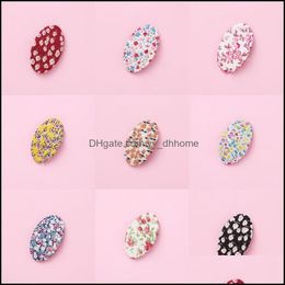 Hair Clips Barrettes Jewelry Baby Girls Hairpins Fabric Flower Print Ethnic Style Cute Clip Pastoral Pin Bb Side Headwear 343 Drop Deliver