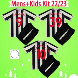 Adult and Kids Kit with shorts 22 23 New castle Soccer Jerseys boys sets WOOD NUFC BRUNO G. WILSON 2022 2023 TRIPPIER goalkeeper Football