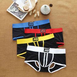 Brand Fashion Underwear Silk Men's Boxer Briefs Shorts Stretch Pants Hip Hollow Gay Sexy Trendy Younth Underpants Males G220419