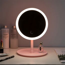 TY354 Portable LED Makeup Mirror Light Magnifying Lighted Folding Cosmetic Vanity Lamp 220509