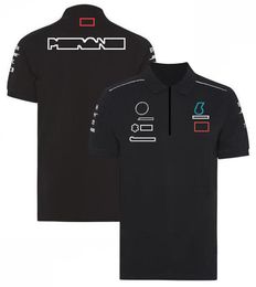 F1 Formula One racing suit Summer team POLO shirt Men's lapel T-shirt custom fan T-shirt