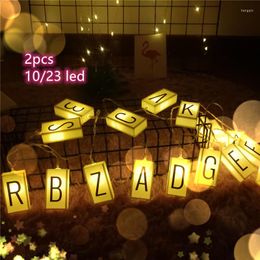 Strings LED 20/10 Light String Creative Proposal Arrangement Christmas Letter Night Lamps Box Decoration Outdoor Home AccessoriesLED