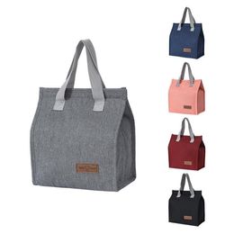 Lunch Bag Women Men Kids Reusable Thermal Insulation Cold Preservation Bags Tote For School Office Picnic Travel